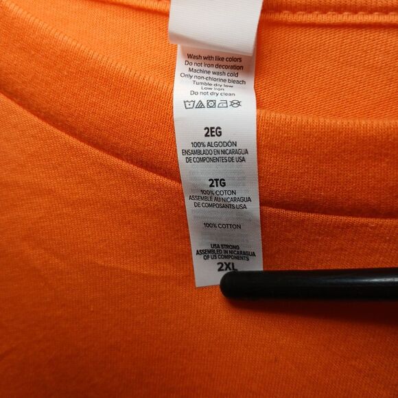 Canvas Fanta Orange 2 XL Tee shirt Short Sleeve  T-Shirt - Picture 4 of 6